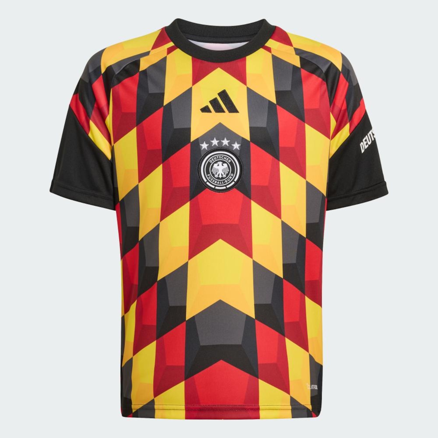 Camisa Alemanha Pré-Jogo I 26/27 adidas - Infantil - Foto 2