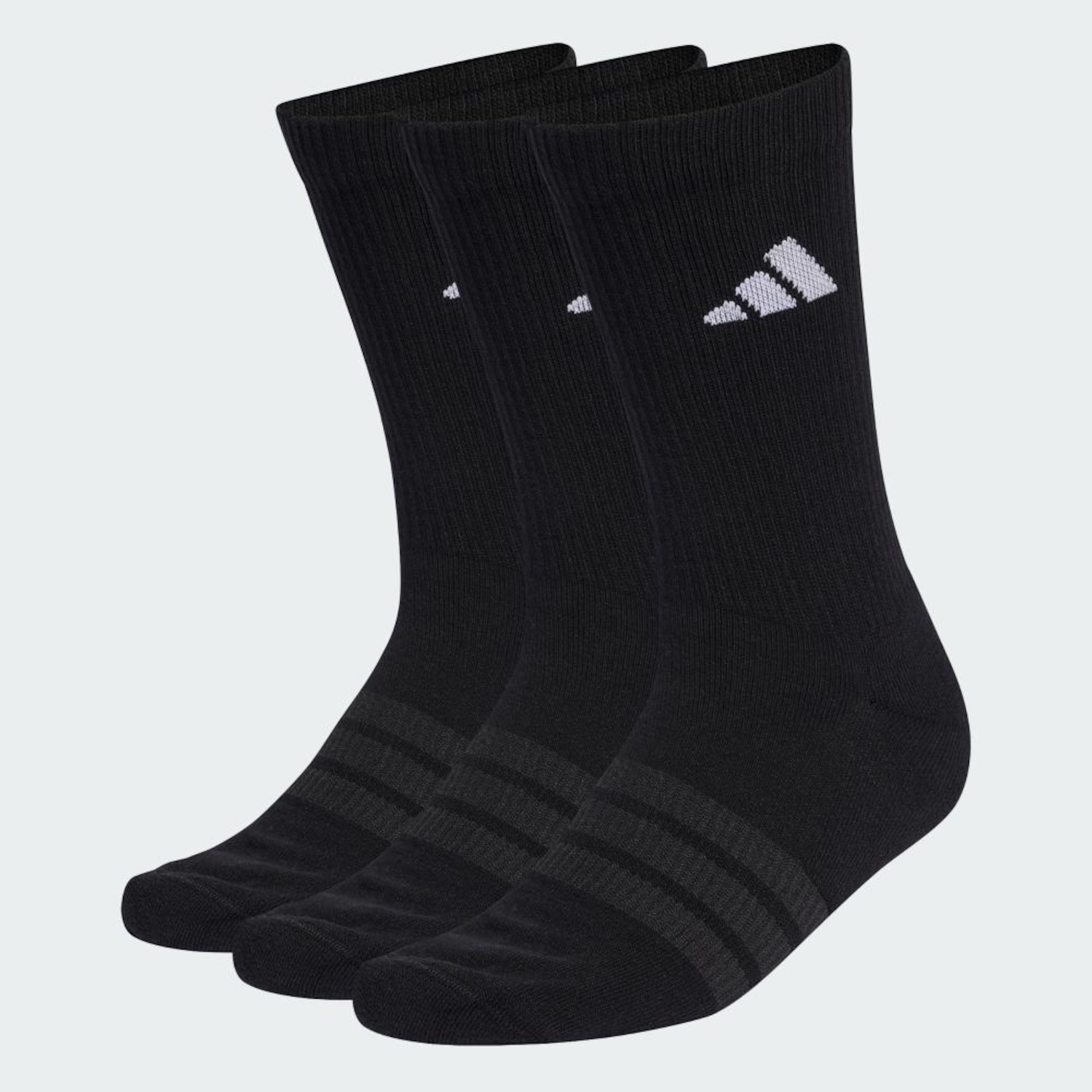 Kt Meias Esportivas Acolchoadas adidas com 3 Pares - Adulto - Foto 2