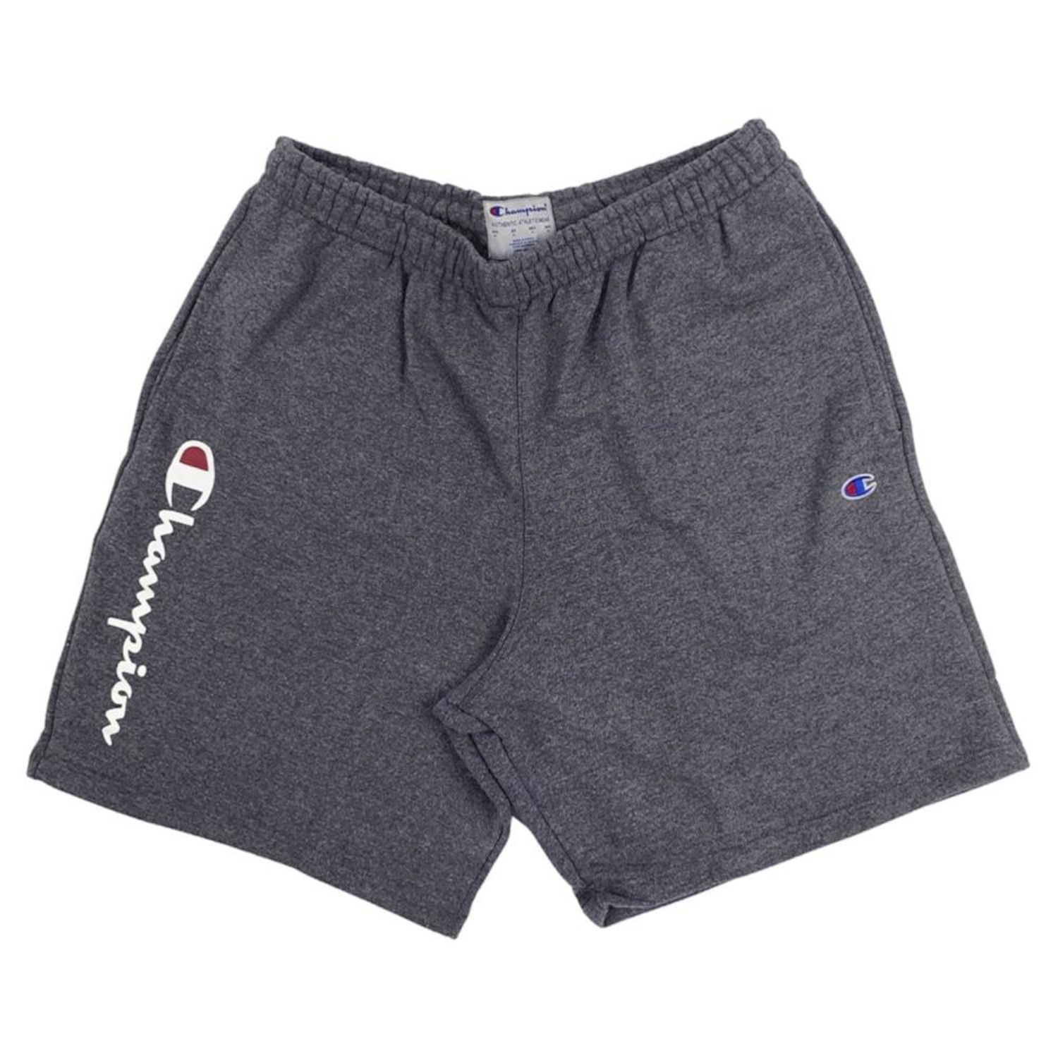 Bermuda Champion Fleece Script Vertical Granite - Masculina - Foto 1