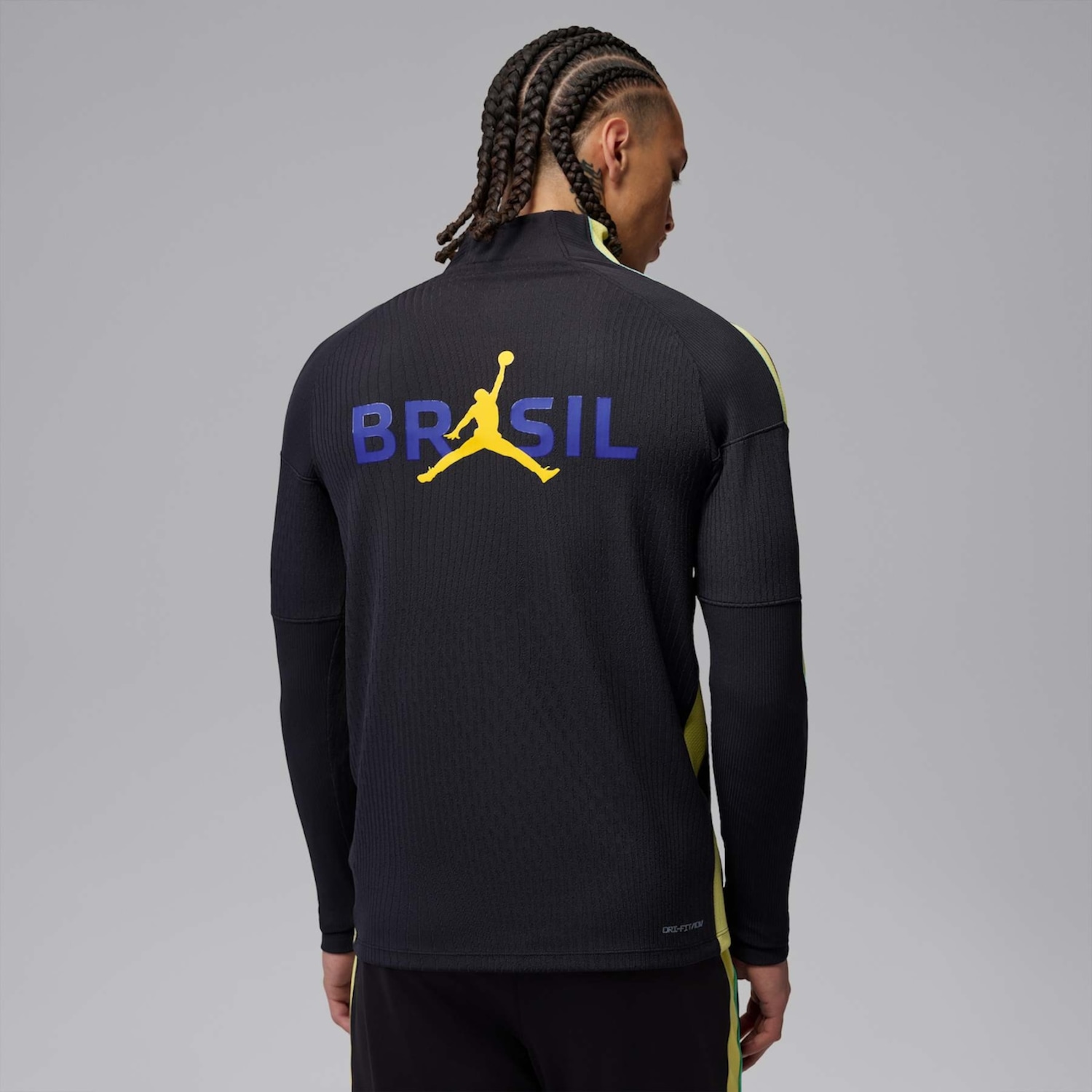 Camiseta Brasil Jordan ML Strike Elite 2026 Treino Masculina - Foto 4