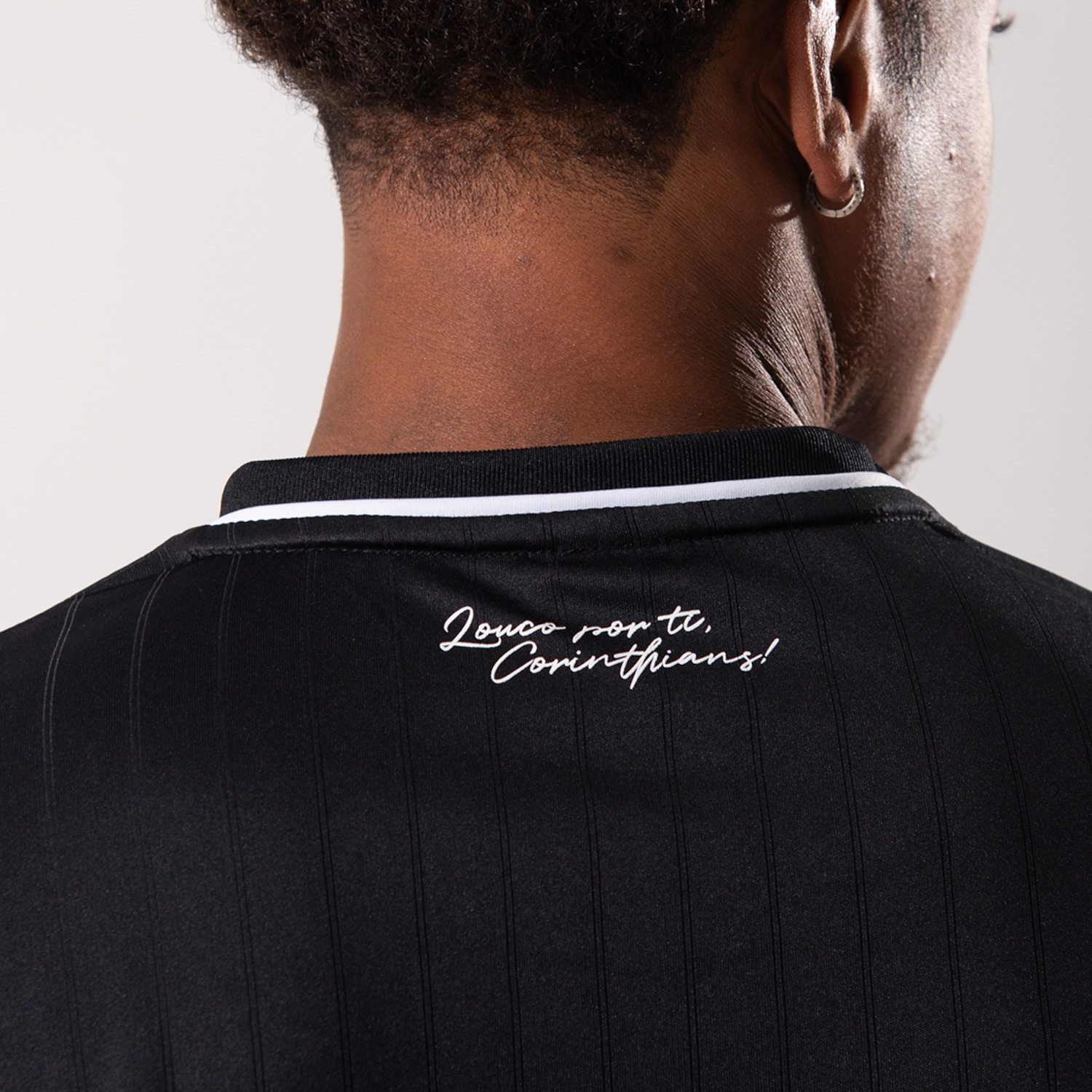 Camisa do Corinthians Arte Braziline Fiel Timão Licenciada - Masculina - Foto 2