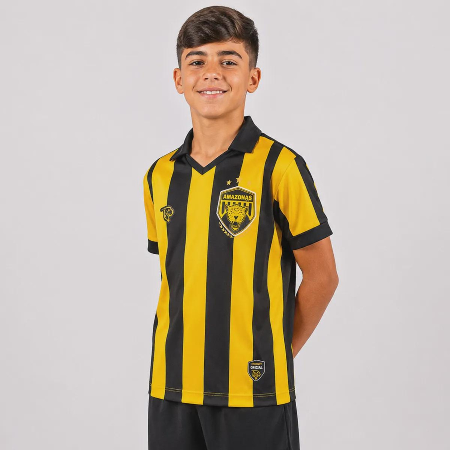 Camisa do Amazonas III 25/26 N° 10 Onça Infantil - Foto 4