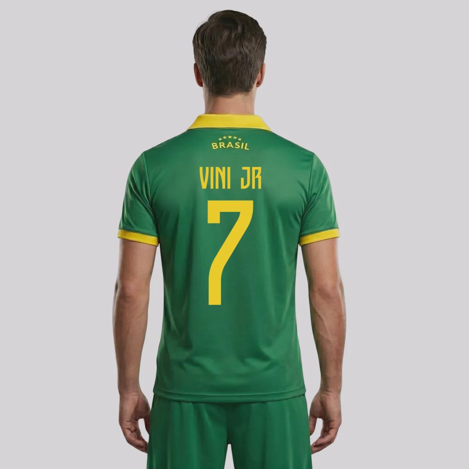 Camisa Brasil Seleção 7 Vini Jr Masculina - Foto 1