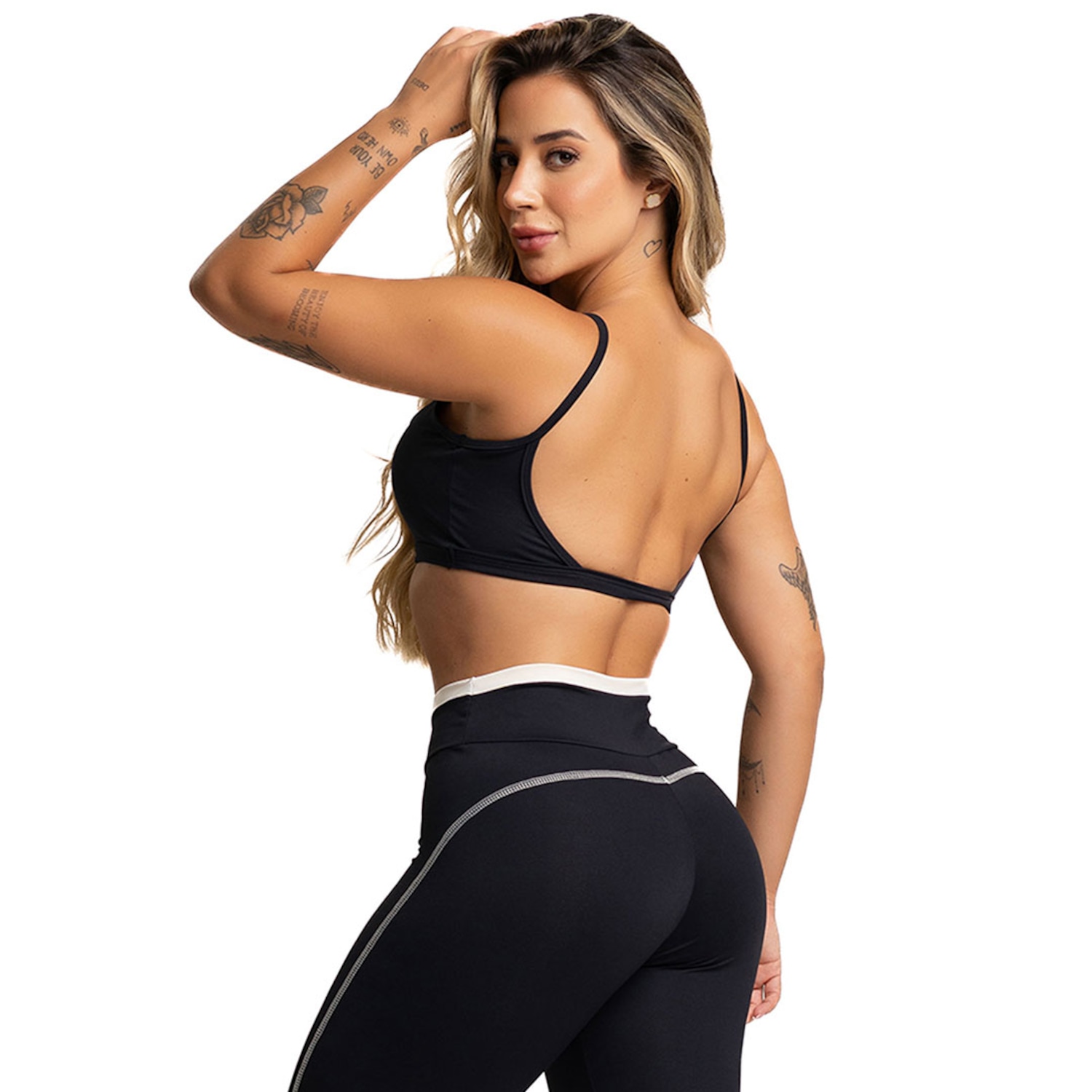 Top Alcinha Costas Mvb Modas Nua Poliamida  - Feminino - Foto 3