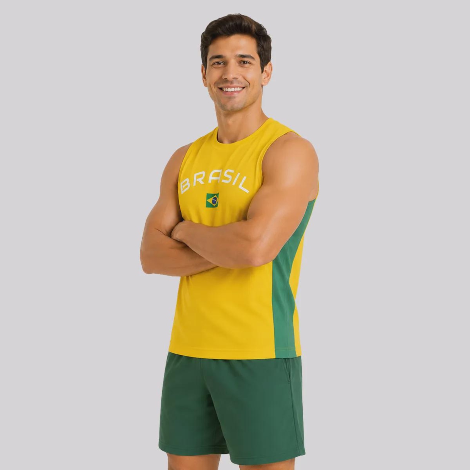 Camiseta Regata Brasil Brisa 10 Neymar Jr Masculina - Foto 4