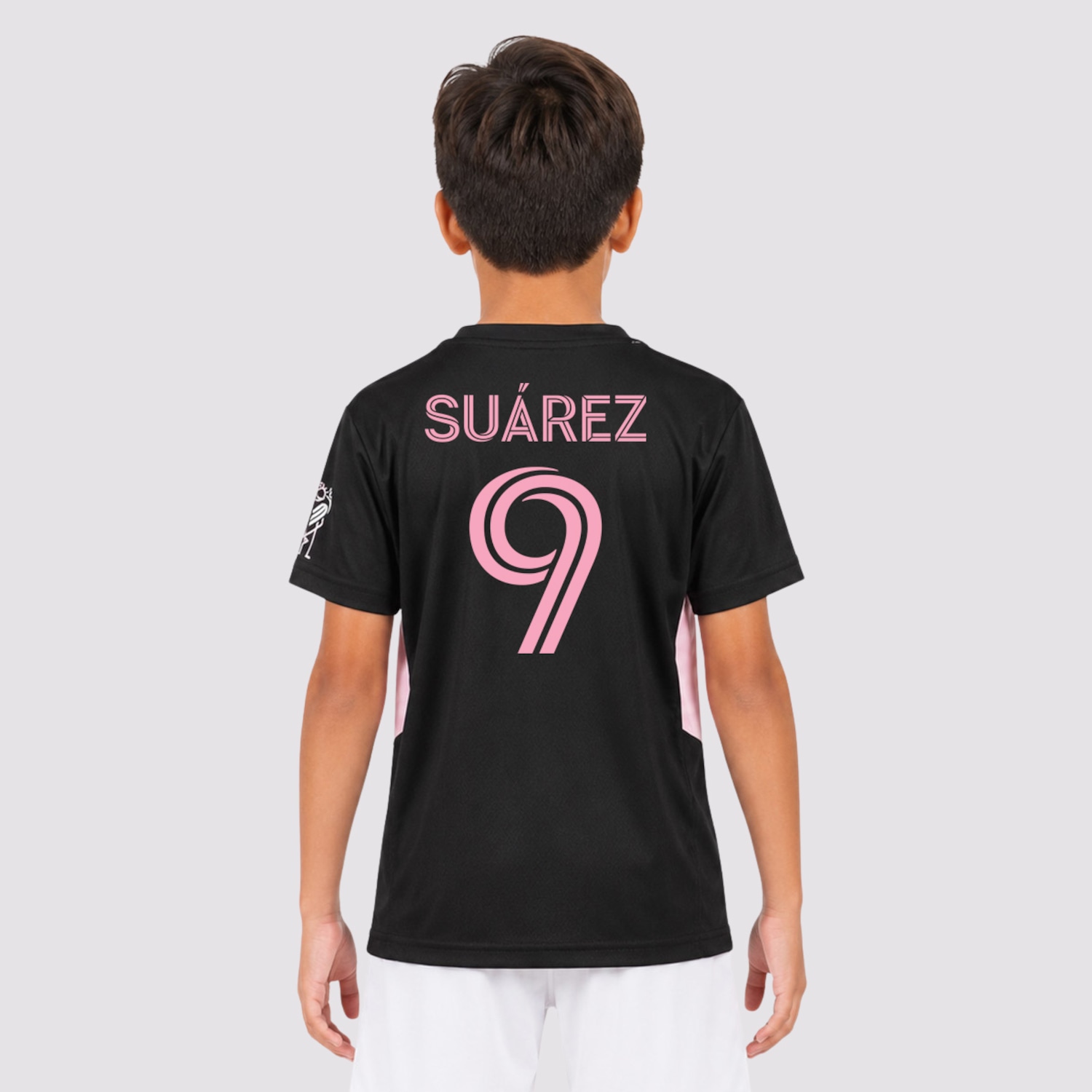 Camisa Inter Miami Dry II 9 Suárez Infantil - Foto 1