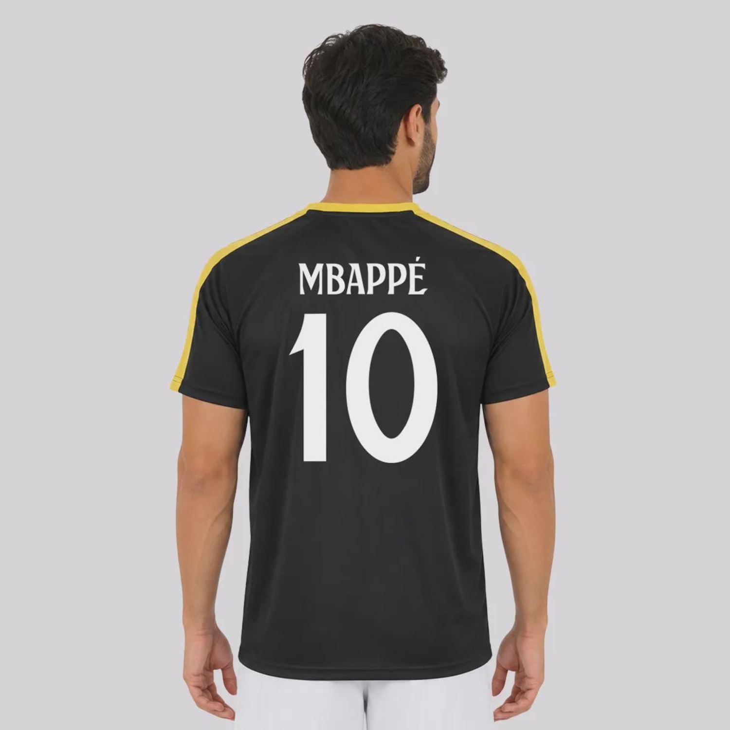 Camisa Real Madrid Campeones 10 Mbappé Masculina - Foto 1
