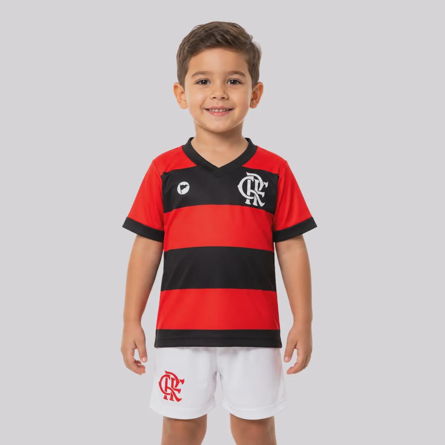 Kit Uniforme de Futebol do Flamengo Baby Infantil - Foto 1