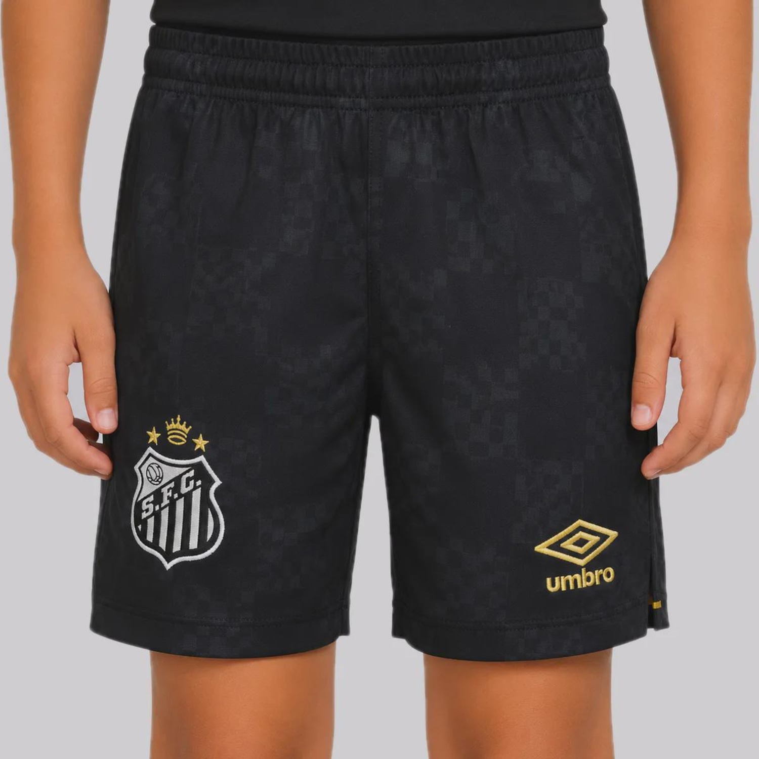 Calção Umbro Santos II 2025 Infantil - Foto 1