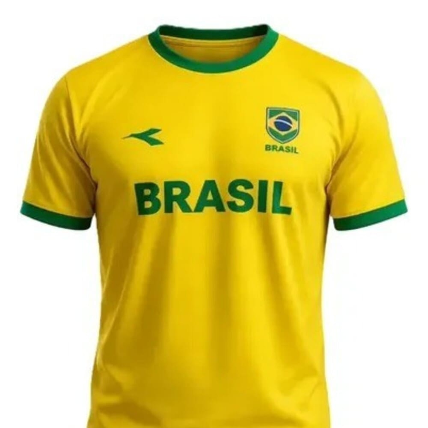 Camiseta do Brasil Diadora Campione - Masculina - Foto 3
