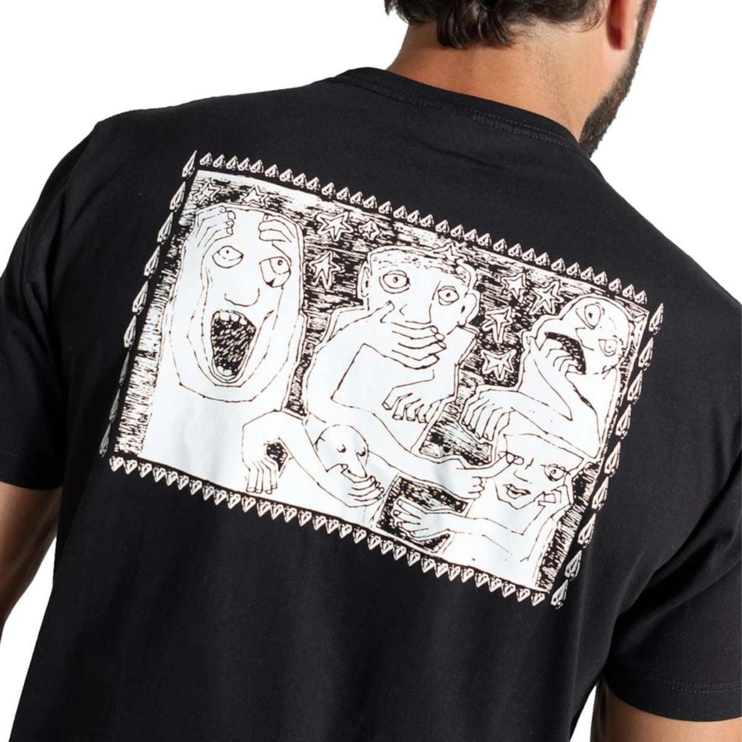 Camiseta Volcom Crazybal - Masculina - Foto 4