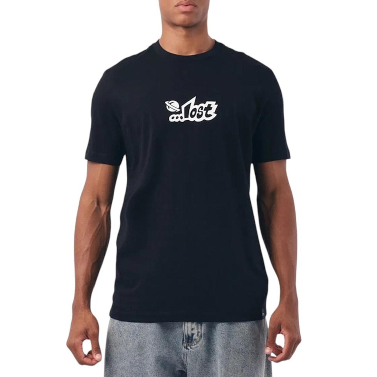 Camiseta Lost Logo Institucional Atletas - Masculina - Foto 1