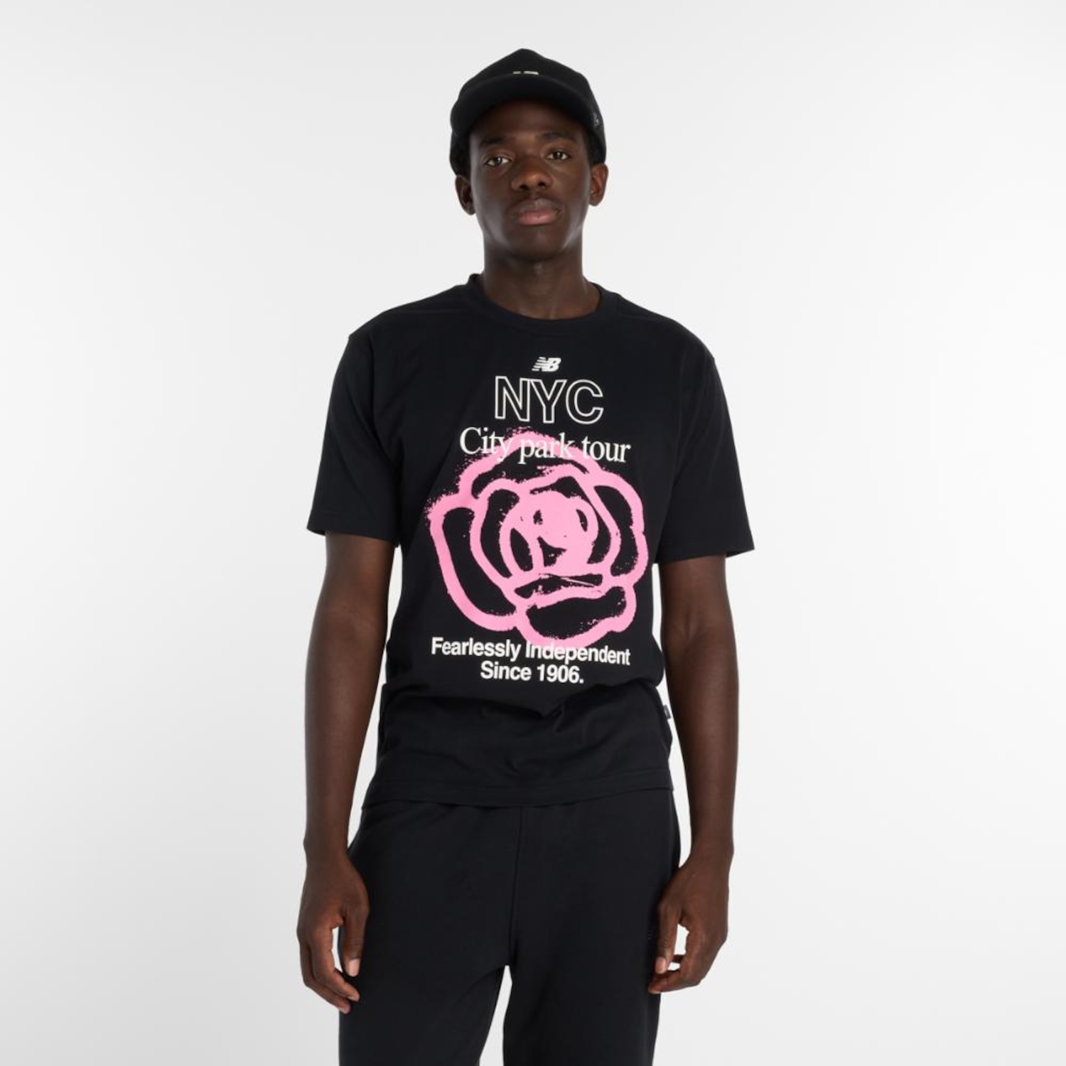 Camiseta New Balance NYC City Run Masculina - Foto 1