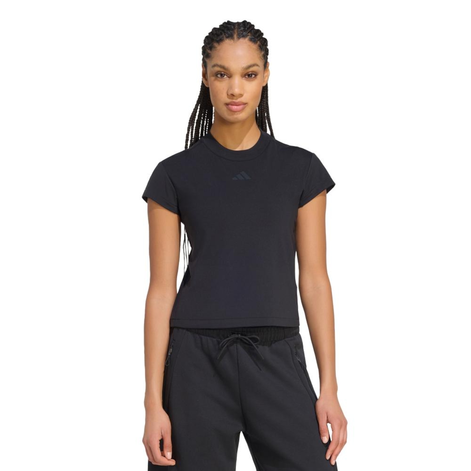 Camiseta Baby Look adidas Z.N.E. Feminina - Foto 1