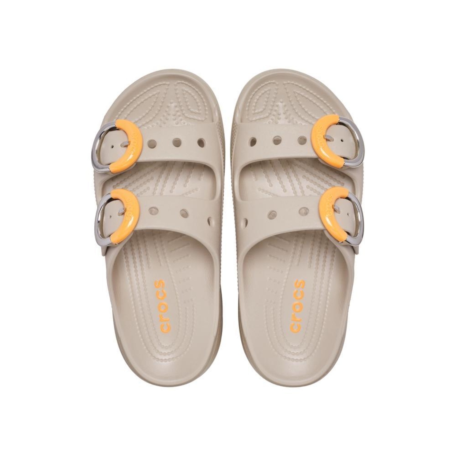 Sandália Crocs Saturday Dipped Buckle Sandal Dulcé - Foto 4