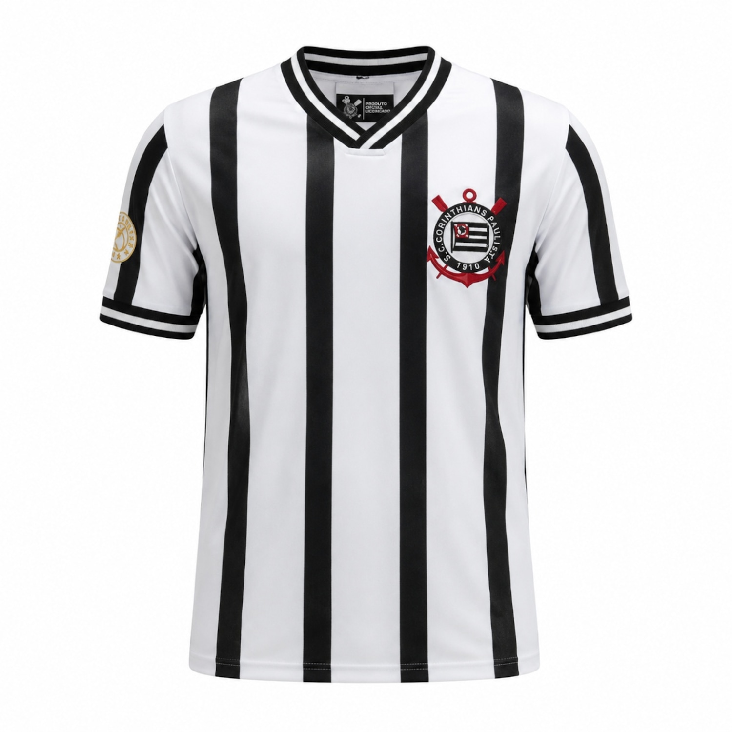 Camisa do Corinthians Retrô 1971 Tradição Alvinegra Coimbra - Masculina - Foto 1