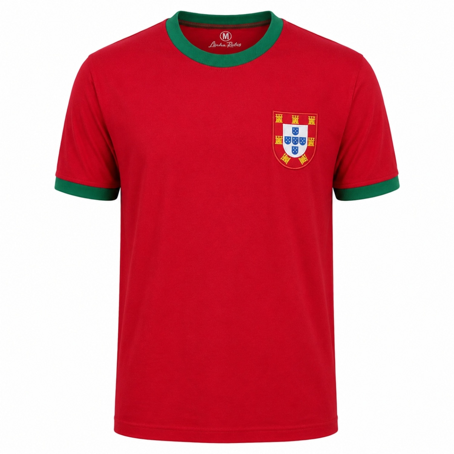 Camisa de Portugal Retrô 1966 RetrôMania - Masculina - Foto 1