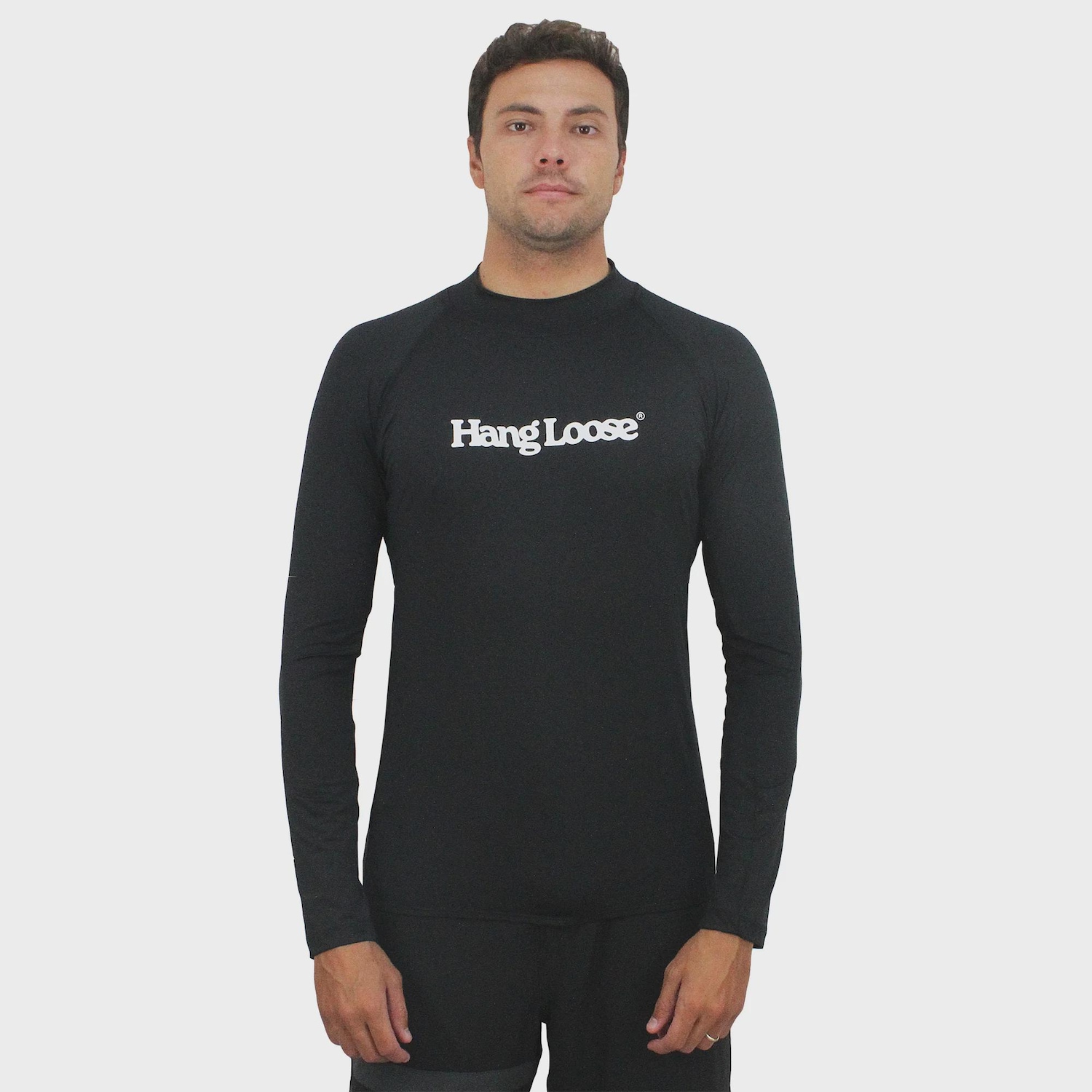 Camiseta para Surf Masculina Hang Loose Typo Black - Foto 2