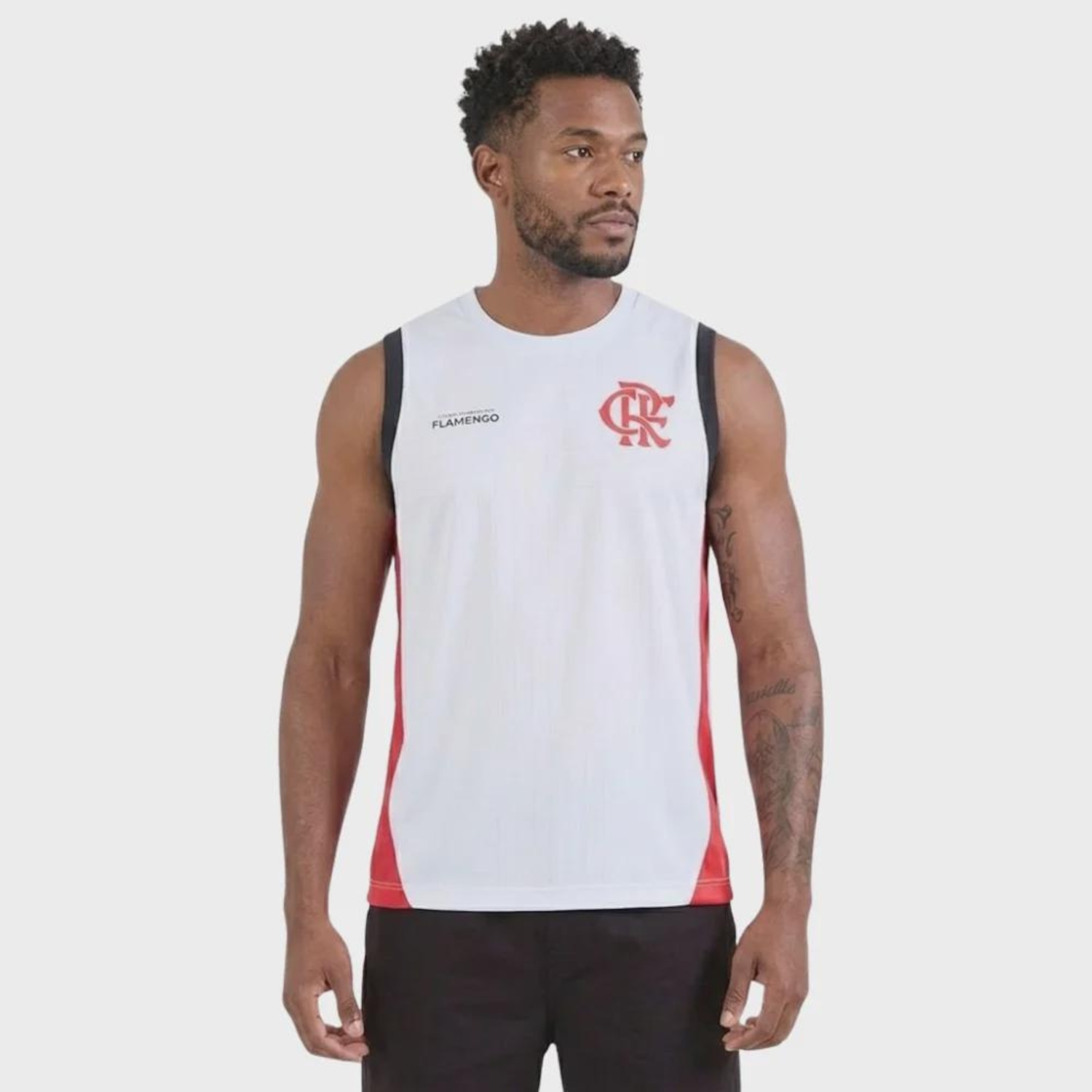 Camiseta Regata do Flamengo Braziline Estalo - Masculina - Foto 1