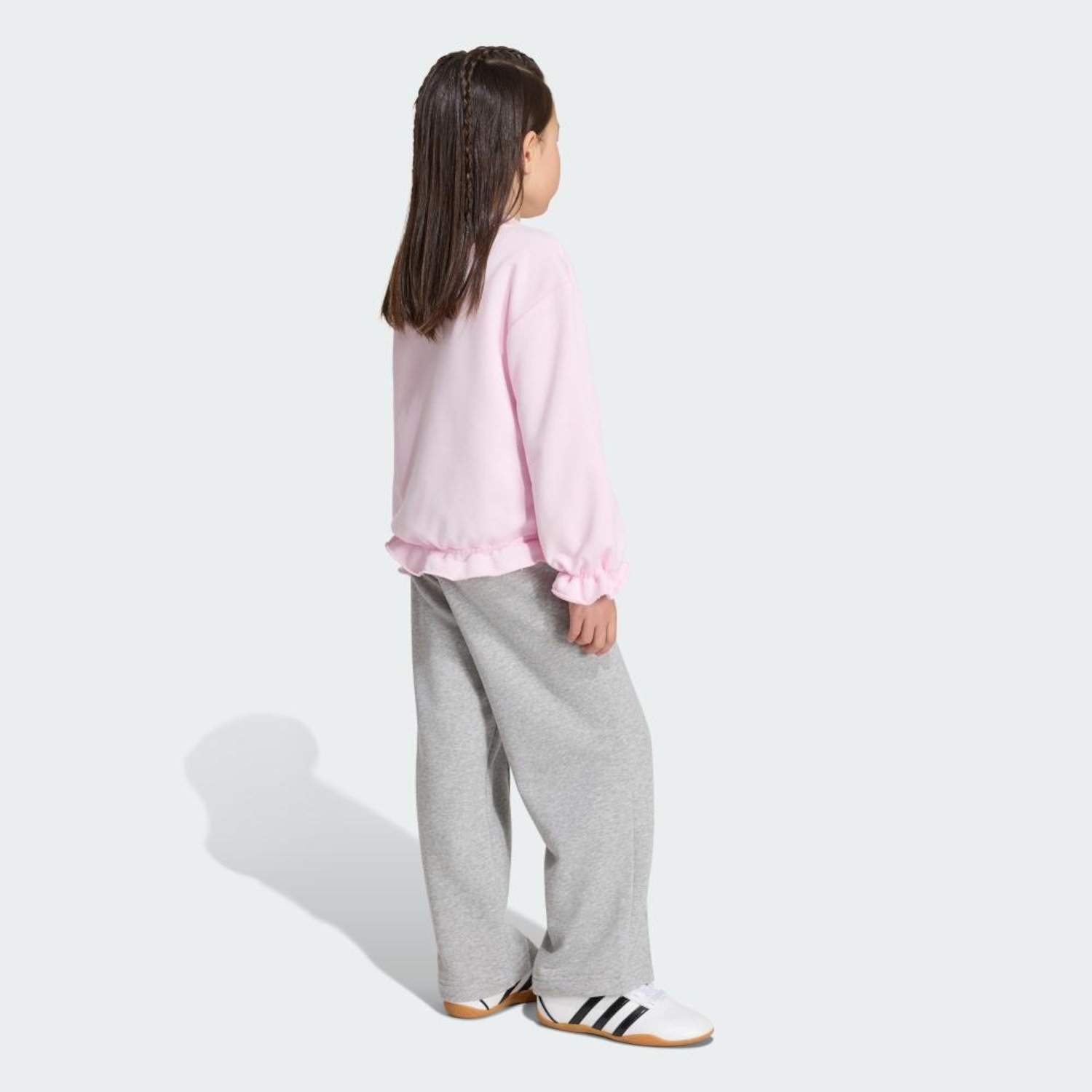 Conjunto de Moletom adidas Seasonals Ruffles para Garotas Infantil - Foto 3