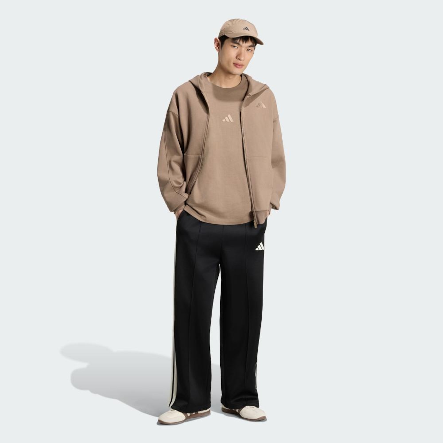 Blusão de Moletom com Capuz Uniforme adidas Logo Pequeno adidas Masculino - Foto 4