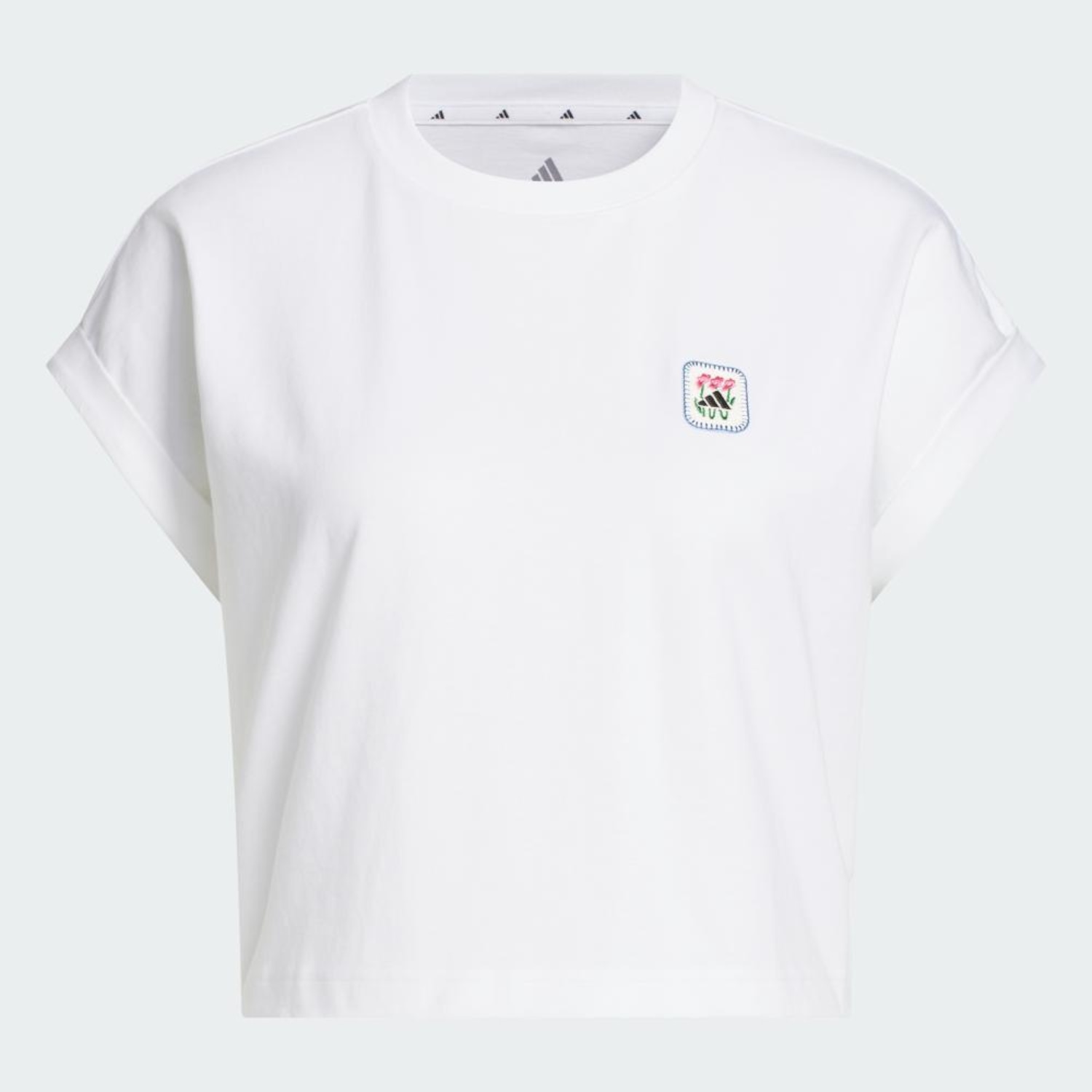 Camiseta adidas Three Flowers Feminina - Foto 2