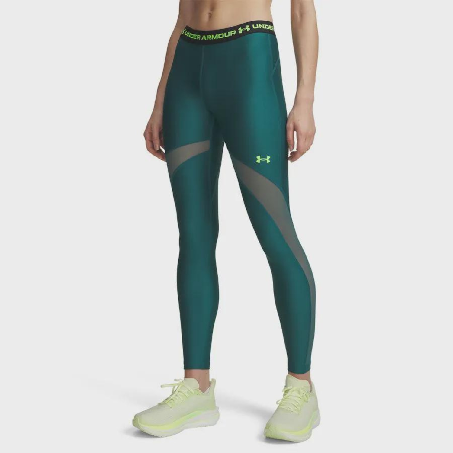Calça Legging de Treino Under Armour HeatGear Mesh Feminina - Foto 1