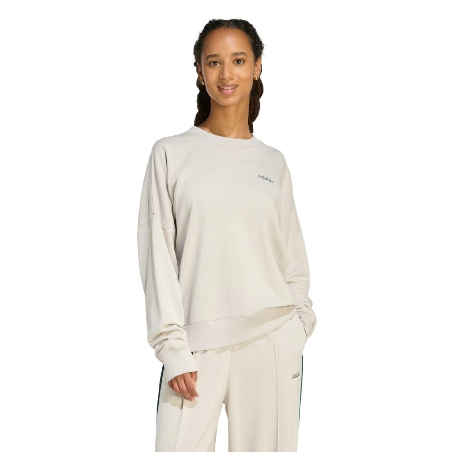 Moletom adidas Seasonal Essentials Colorpop com Estampa Bordada Feminino - Foto 1