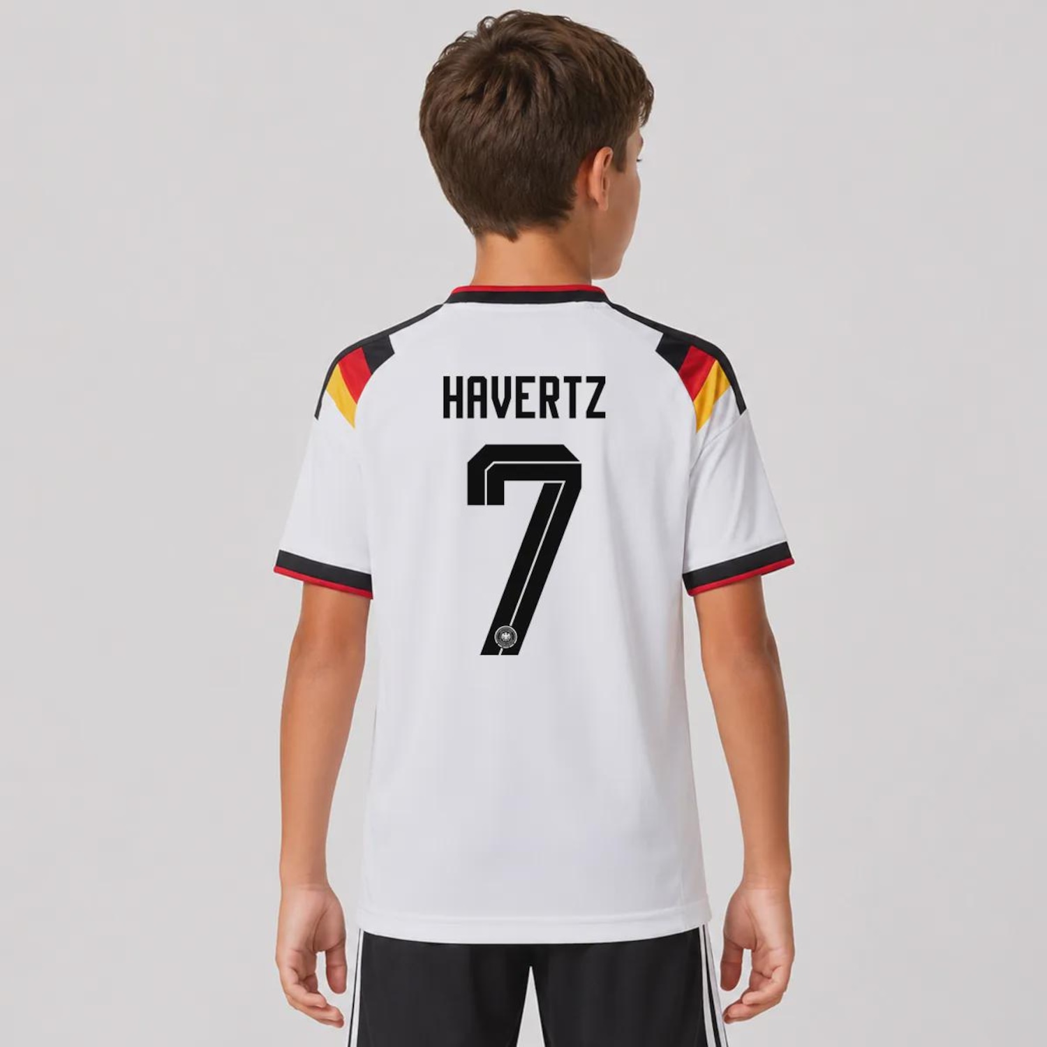 Camisa Alemanha I 26/27 7 Havertz adidas Infantil - Foto 1