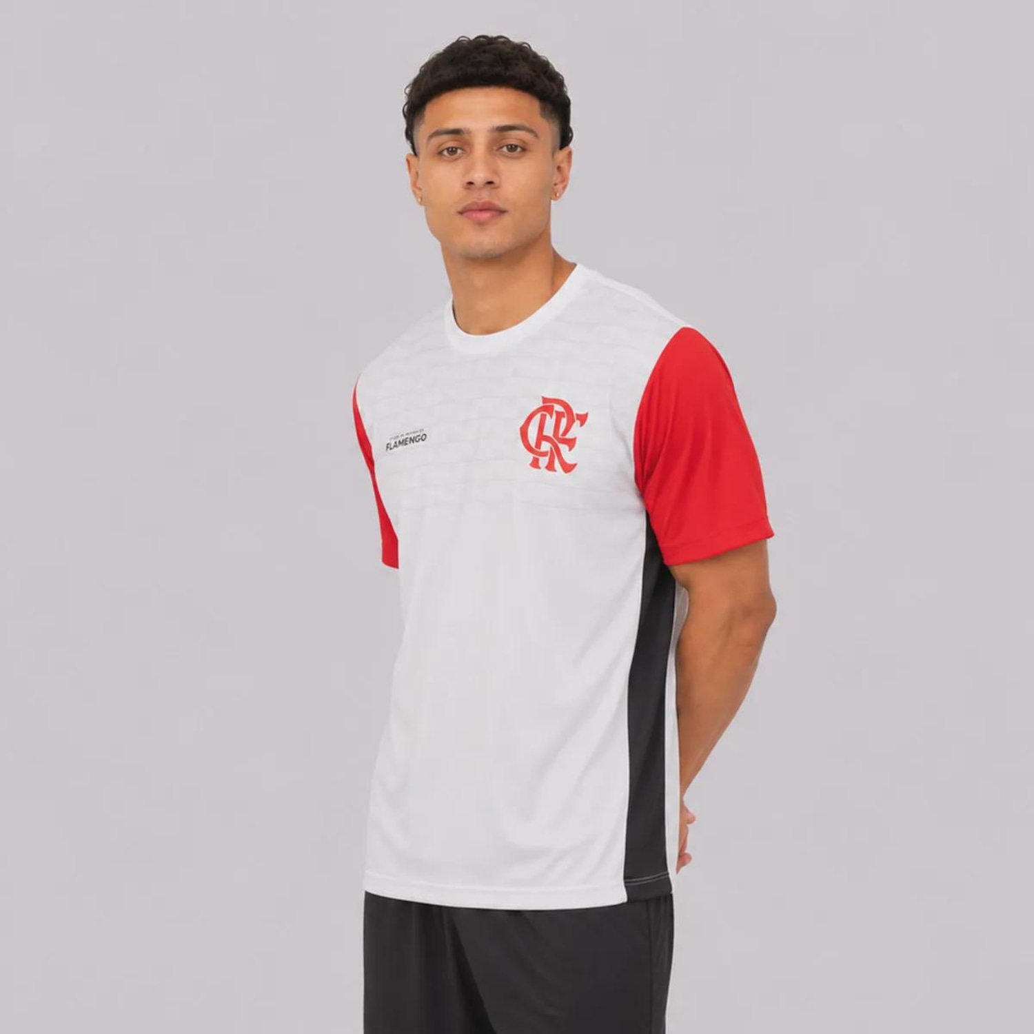 Camisa do Flamengo Riso Masculina - Foto 3