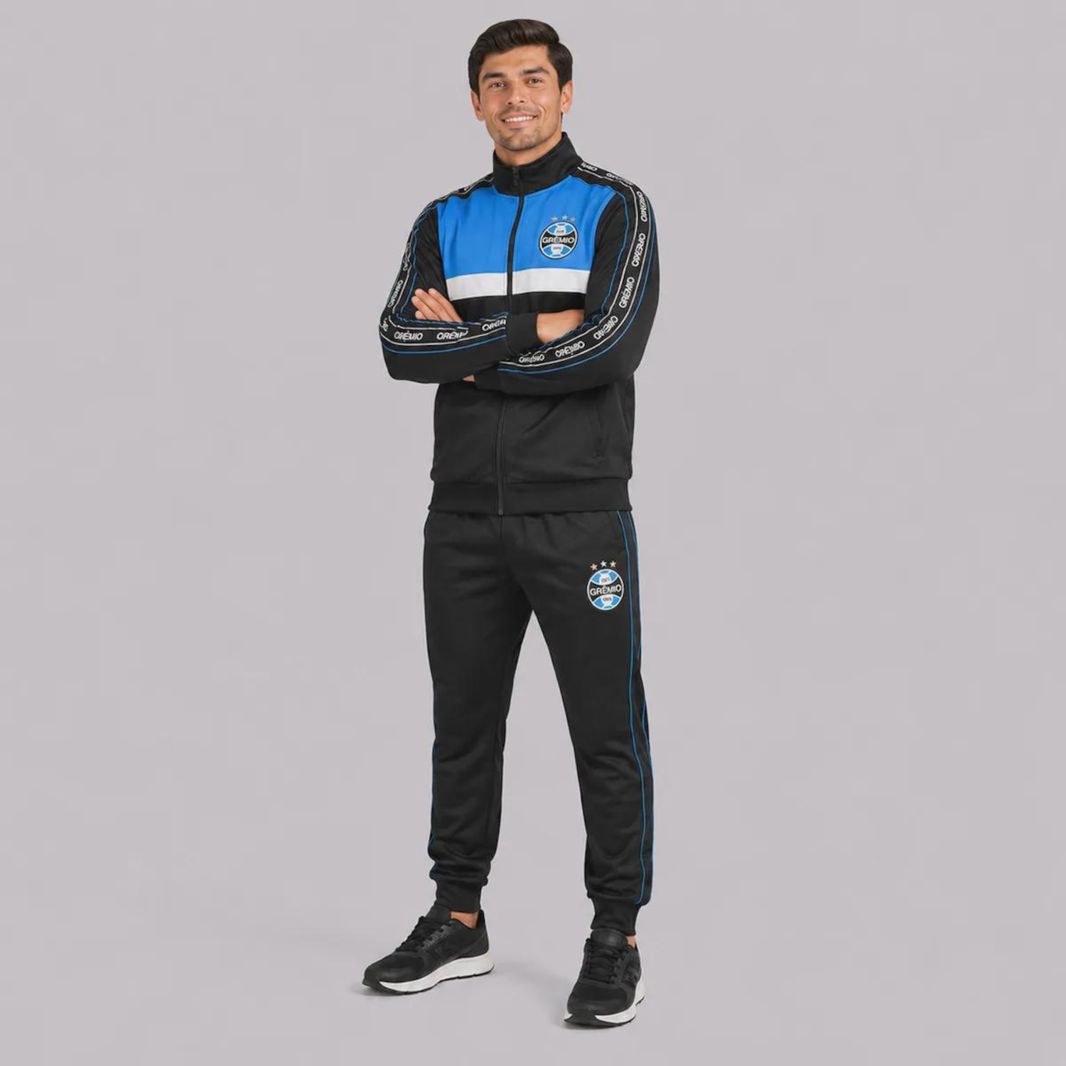 Agasalho do Grêmio Tape - Masculino - Foto 3