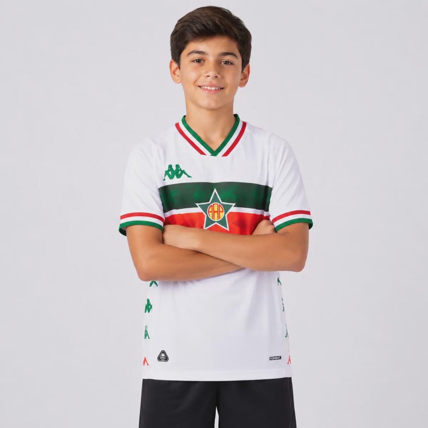 Camisa da Portuguesa RJ I 26/27 Kappa - Infantil - Foto 3