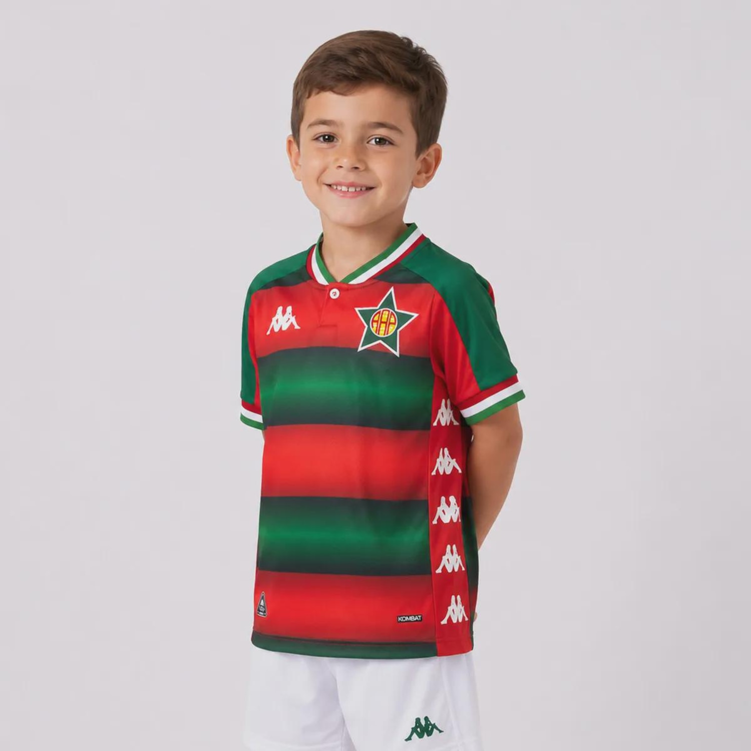 Camisa da Portuguesa RJ II 26/27 Kappa - Infantil - Foto 2