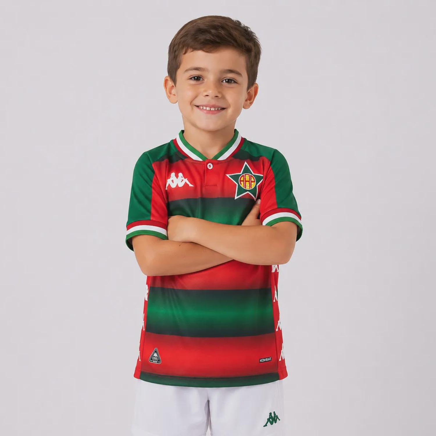 Camisa da Portuguesa RJ II 26/27 Kappa - Infantil - Foto 3