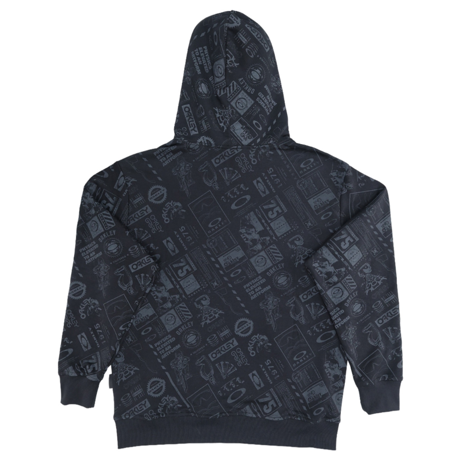 Blusão Oakley O-Mania Full Print Hoodie Blackout Masculina - Foto 3