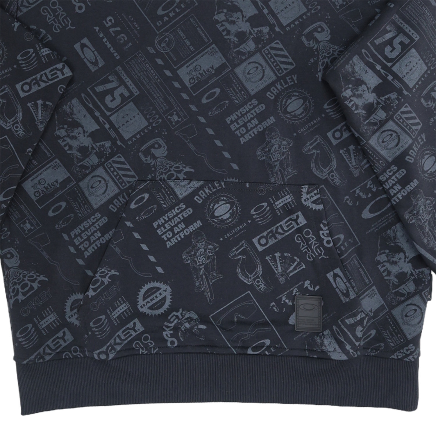 Blusão Oakley O-Mania Full Print Hoodie Blackout Masculina - Foto 4