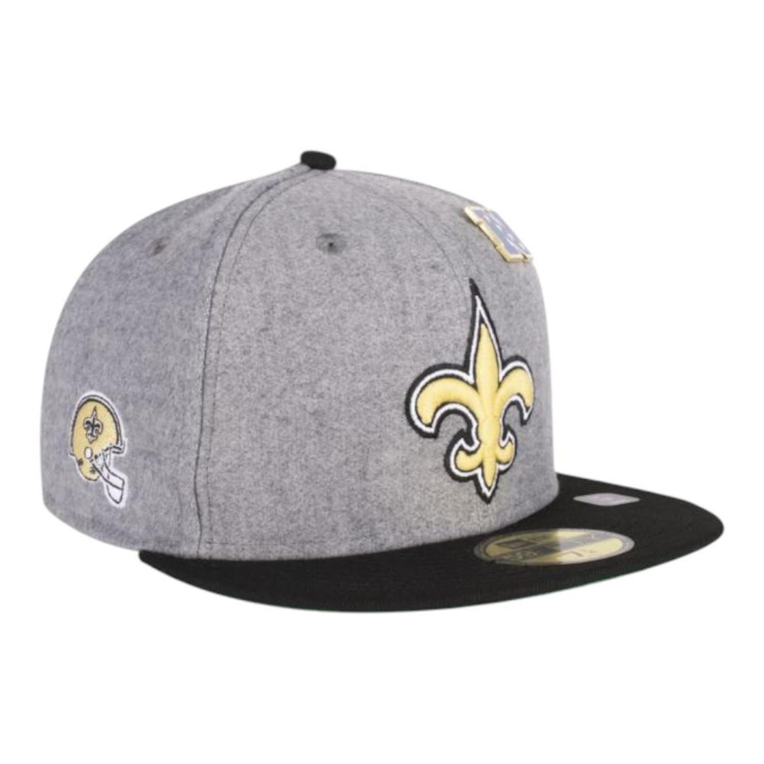 Boné New Era 5950 New Orleans Saints Fechado Masculino - Foto 3