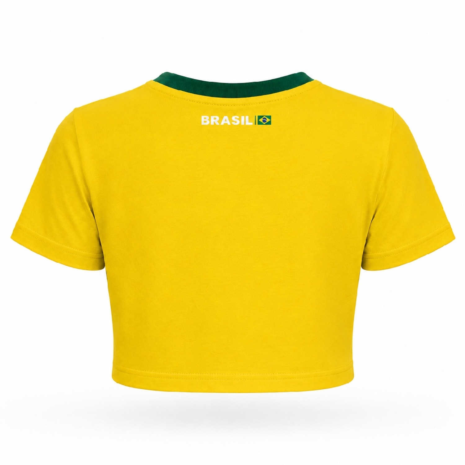 Camisa do Flamengo Cropped Virar Especial Brasil Retrô Braziline - Feminina - Foto 2