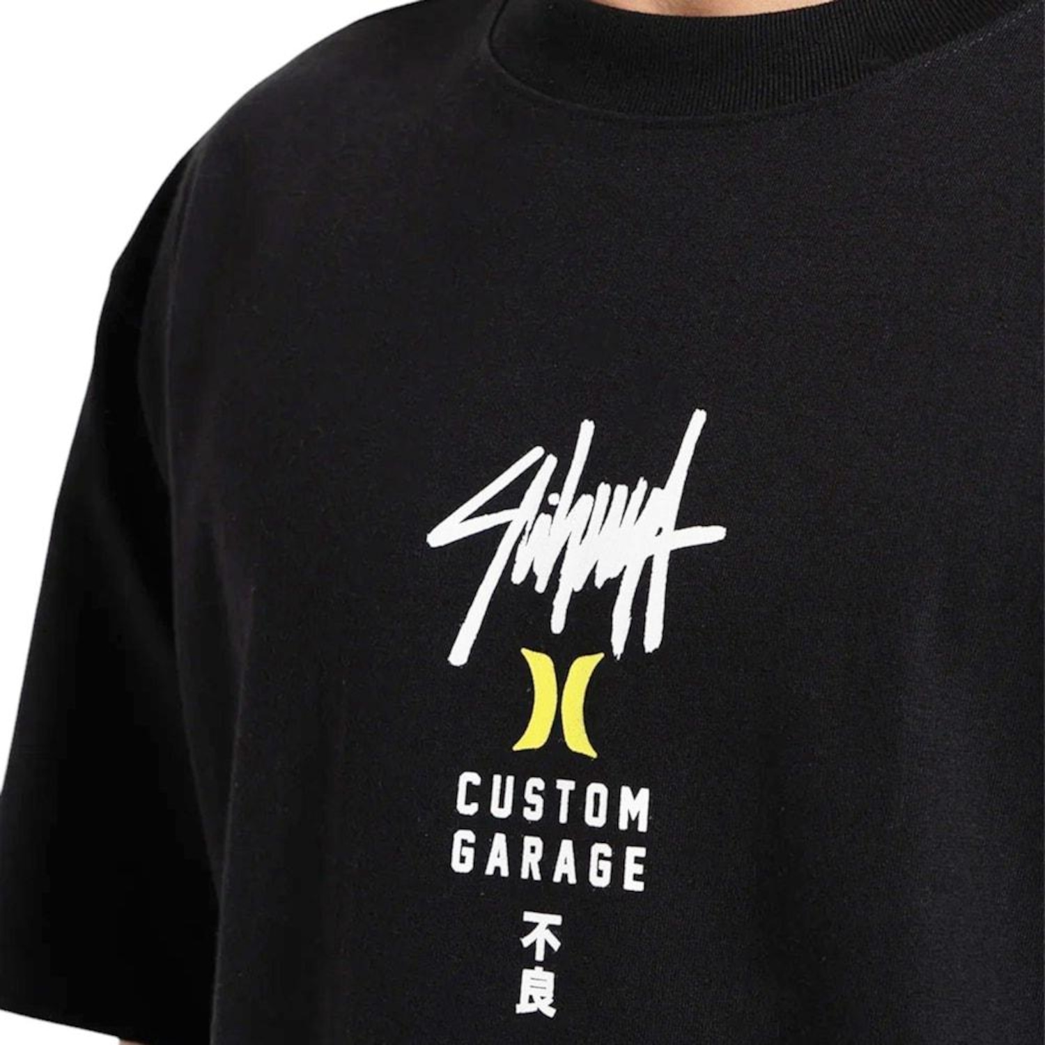 Camiseta Hurley Max Fit x Shibuya Signature Block Party - Masculina - Foto 3