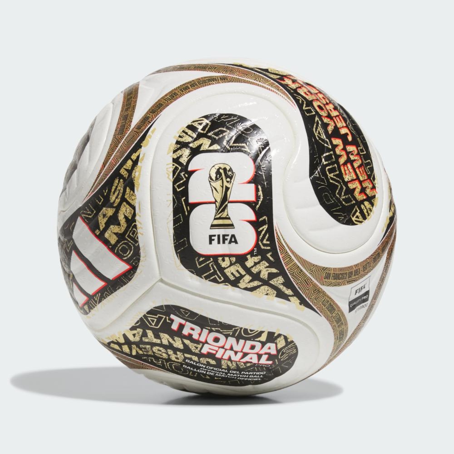 Bola de Futebol de Campo Trionda adidas WC Final Pro - Foto 2