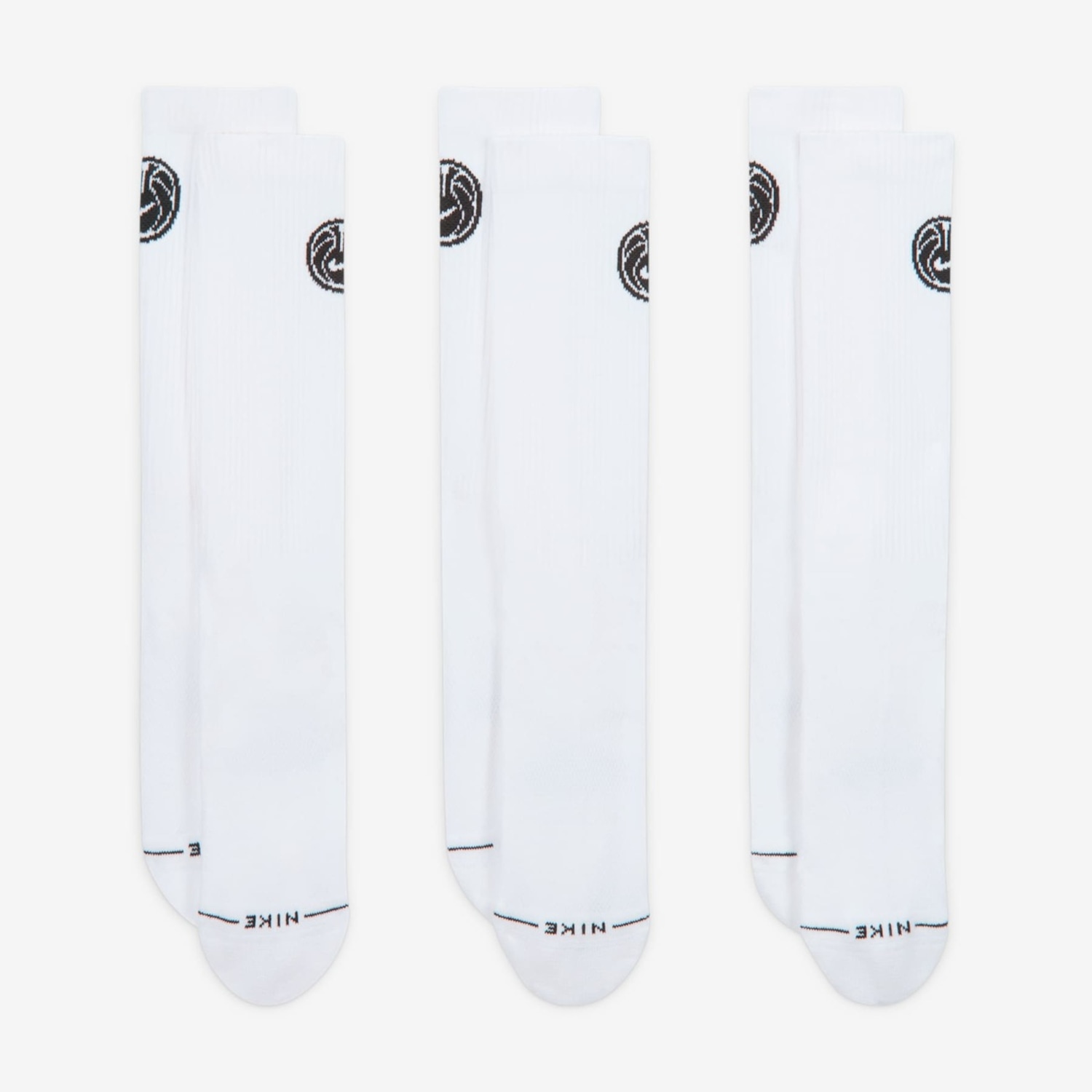 Kit 3 Pares de Meia Nike Everyday Elevated Crew Basketball Unissex - Foto 2