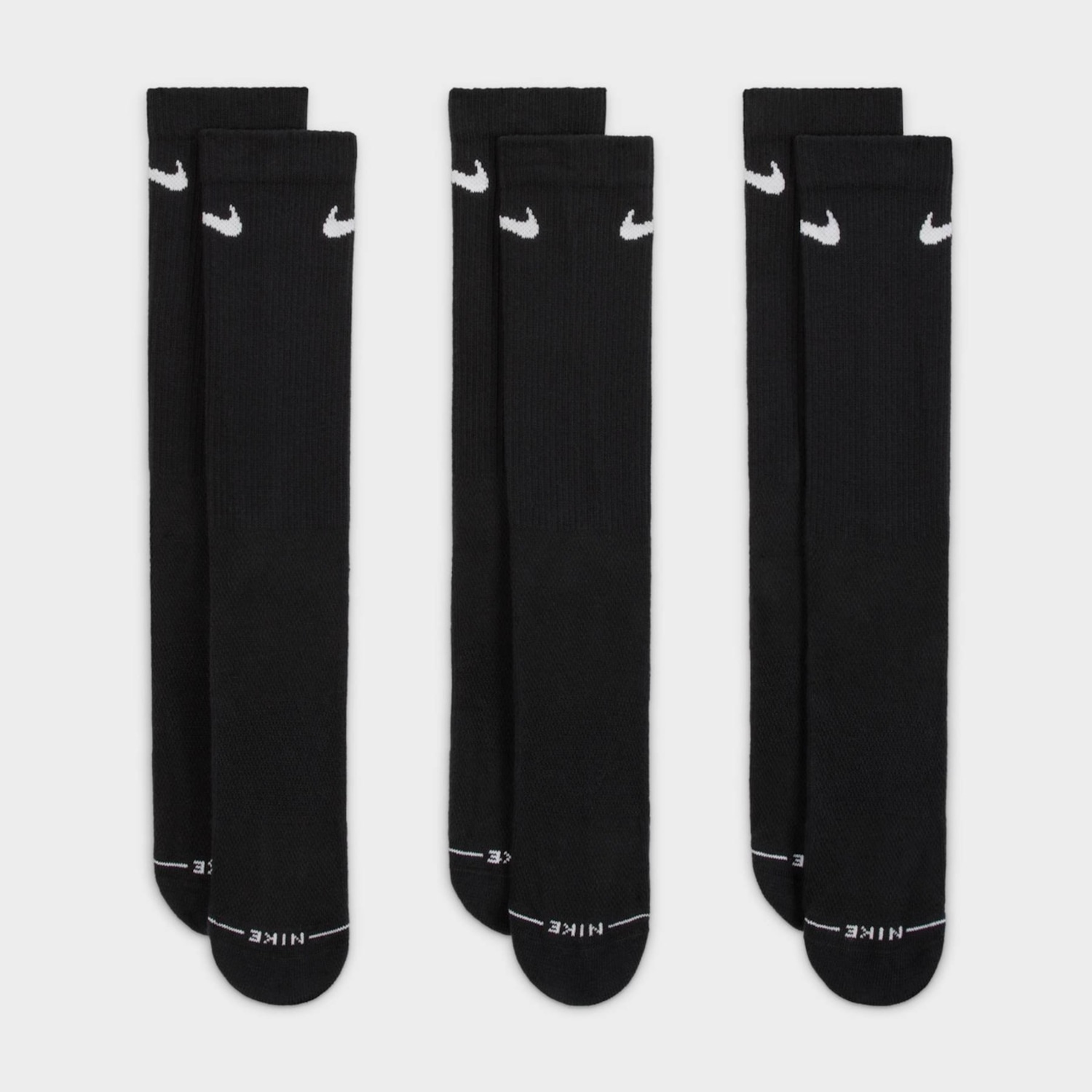 Meia Nike Everyday Elevated Crew (3 Pares) Unissex - Foto 2