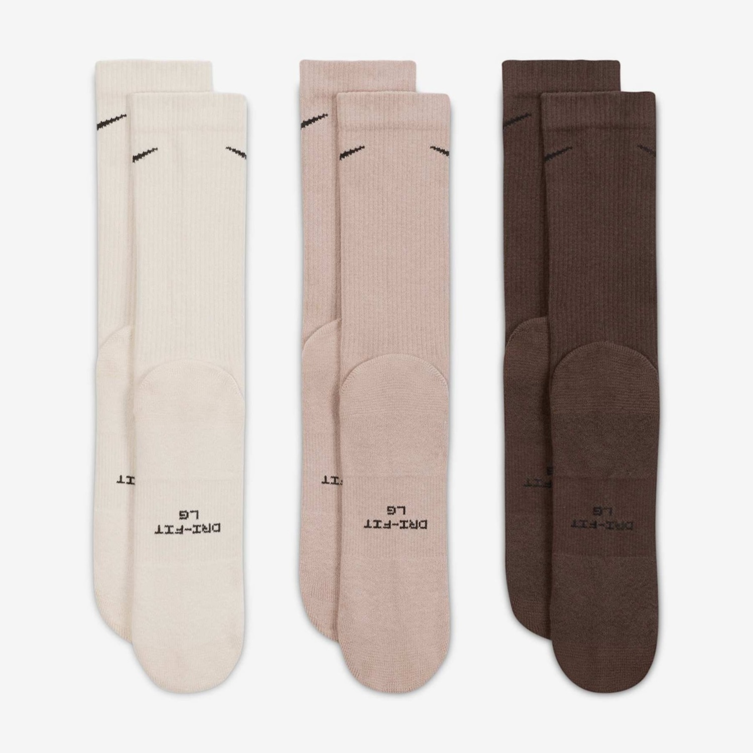 Meia Nike Everyday Elevated Crew (3 Pares) Unissex - Foto 3