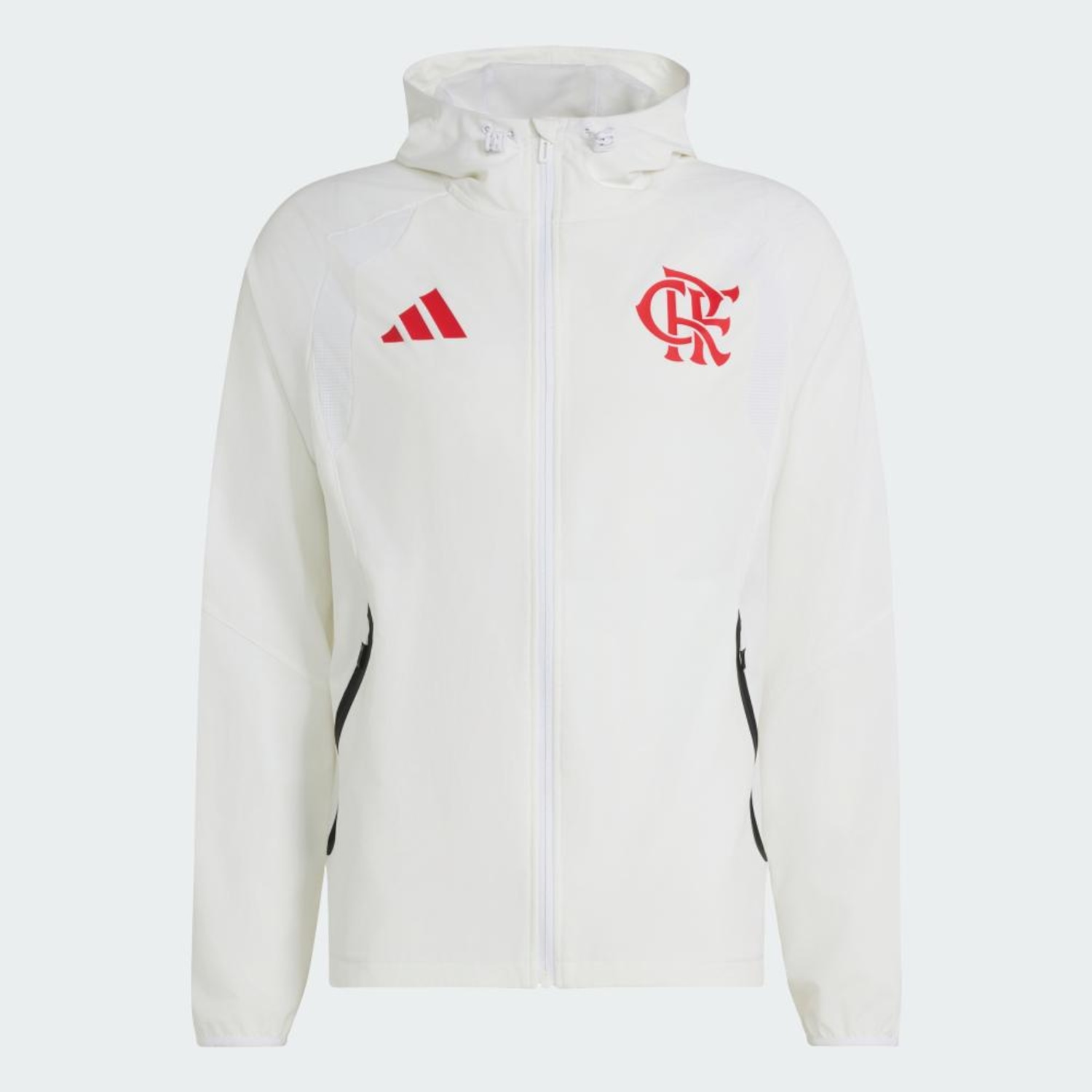 Jaqueta Corta-Vento do CR Flamengo Tiro Travel adidas Masculina - Foto 1