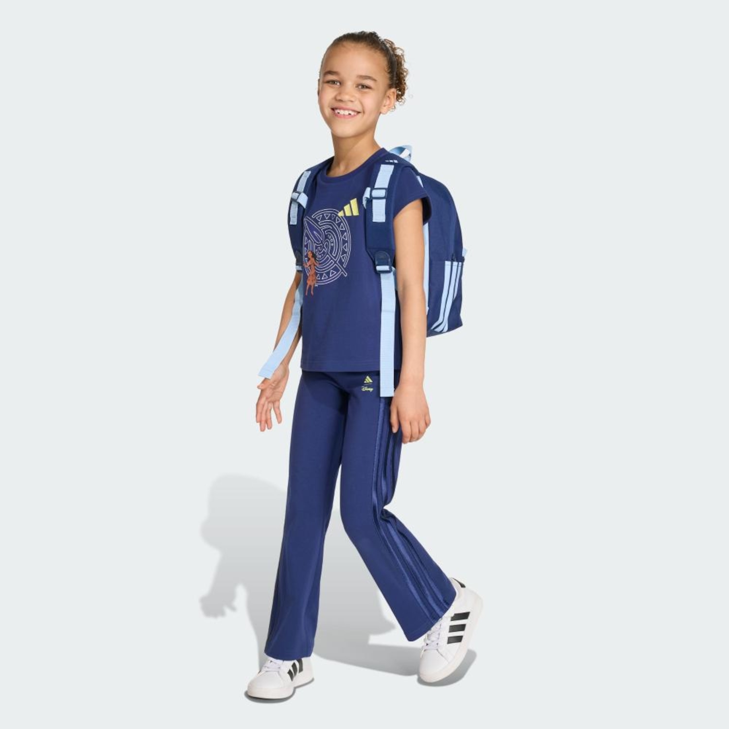 Conjunto Camiseta adidas + Calça Legging Disney Infantil - Foto 4