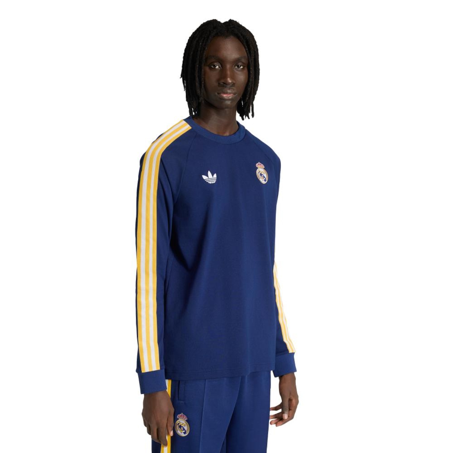 Camisa do Real Madrid adidas Originals Manga Longa Masculina - Foto 1