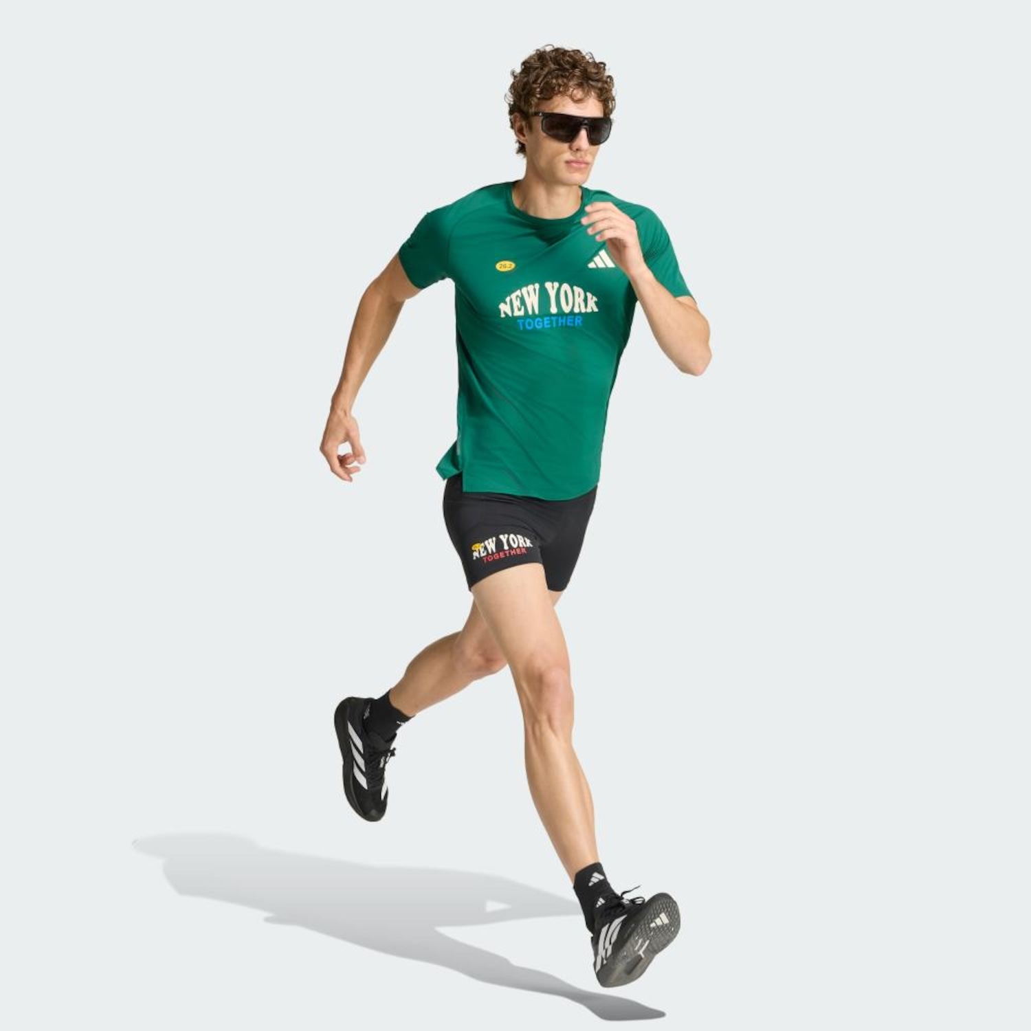 Bermuda de Compressão adidas Adizero NYC Masculina - Foto 4