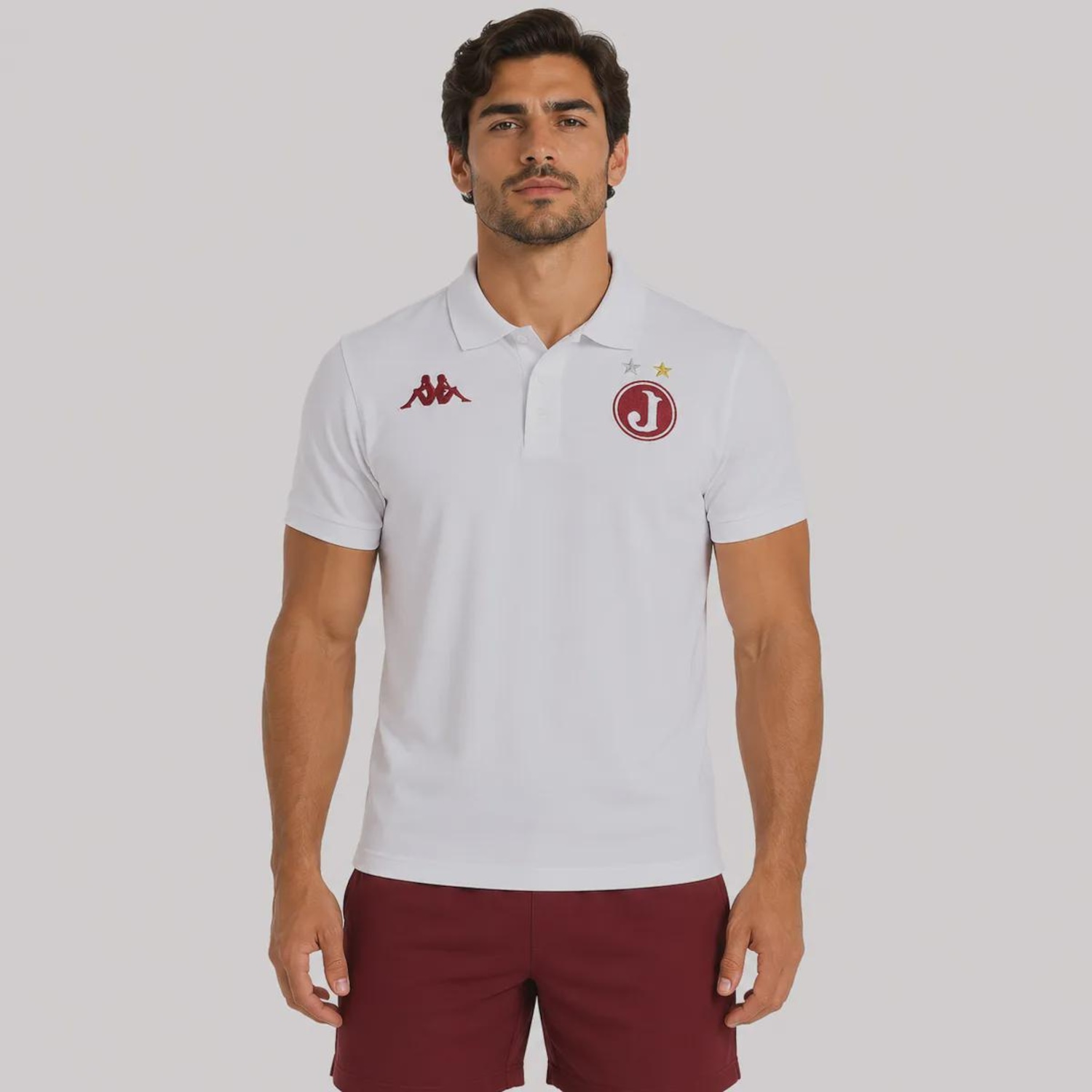 Camisa Polo Kappa Juventus da Mooca Piquet 2026 Masculina - Foto 1