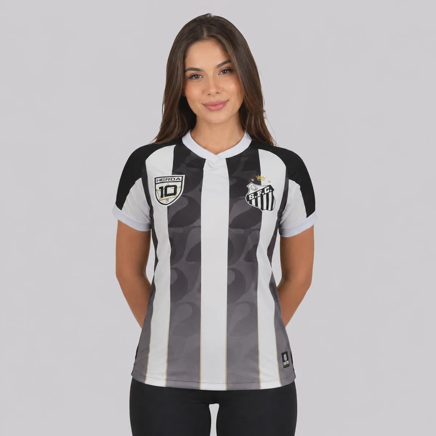 Camisa do Santos Allus Feminina - Foto 1