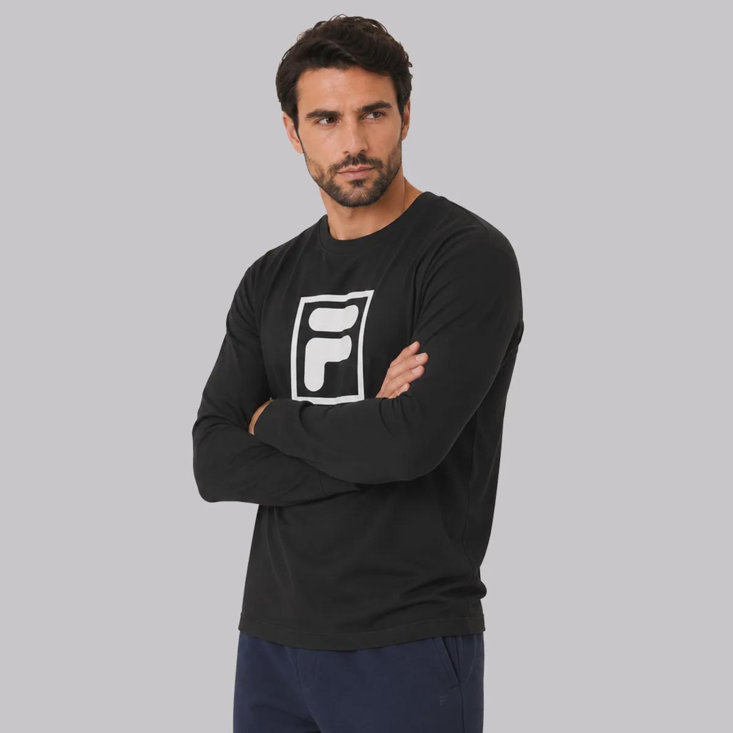 Camiseta Fila Manga Longa F-Box Masculina - Foto 3